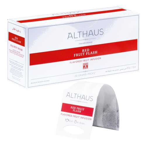 Чай фруктовый в пакетах для чайника Althaus ред фрут флэш 20*4 г в Слата