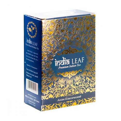Чай India leaf Ассам классический, черный среднелистовой, 100 гр в Слата