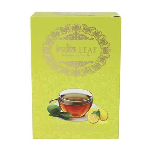 Чай India leaf Черный с лимоном, среднелистовой с добавками, 100 гр в Слата