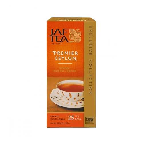 Чай Jaf Tea Premier Ceylon черный 25 пакетиков в Слата