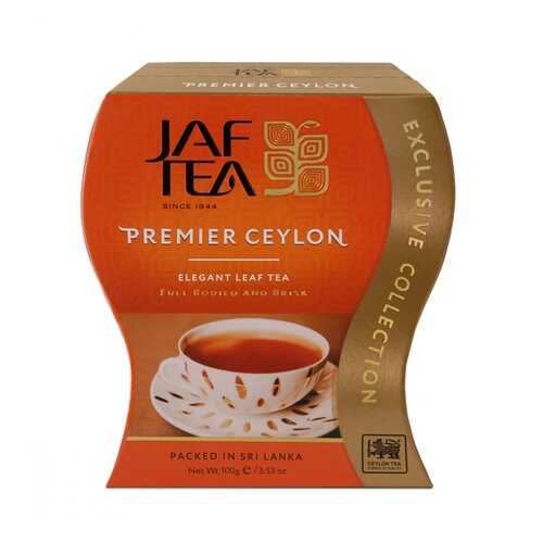 Чай Jaf Tea Premier Ceylon черный листовой FBOP 100 г в Слата