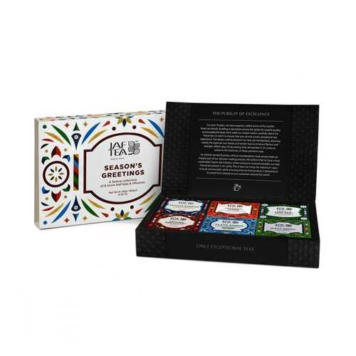 Чай Jaf Tea Season&Greetings набор 6 видов по 30 г в Слата