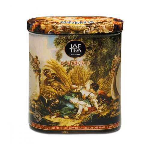 Чай Jaf Tea Temptation черный листовой с лепестками орхидеи 150 г в Слата