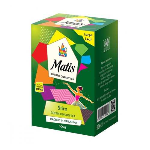 Чай Matis Slim зеленый с добавками 100 г в Слата
