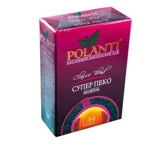 Чай Поланти Супер Пеко 100 грамм черный в Слата