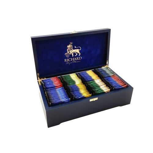 Чай Richard Royal Wooden Box ассорти 80 сашетов в Слата