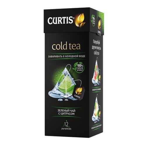 Чай Tea.ru Curtis Cold Tea. Зеленый чай с цитрусом, чёрный с добавками, 12 пирамидок в Слата