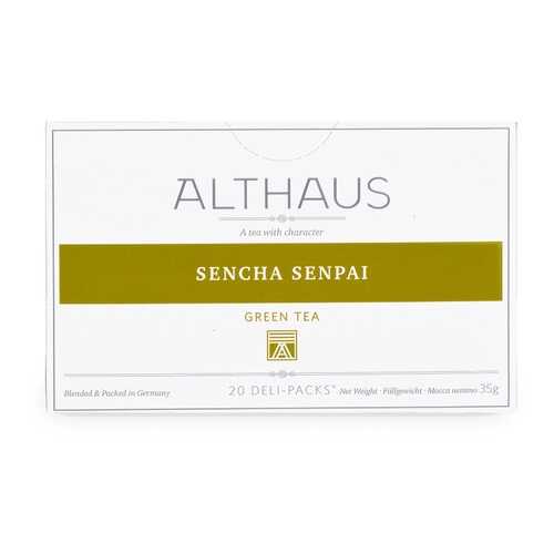 Чай зеленый Althaus Сенча Сенпай 20 х 1.8 г Германия в Слата