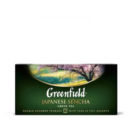 Чай зеленый Greenfield Japanese Sencha 25 пакетиков в Слата