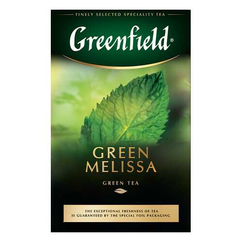 Чай зеленый листовой Greenfield Green Melissa 85 г в Слата