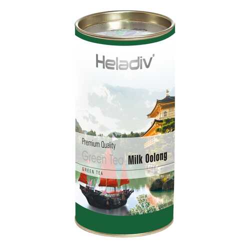 Чай зеленый листовой Heladiv milk ooling молочный улун в тубе 100 г в Слата