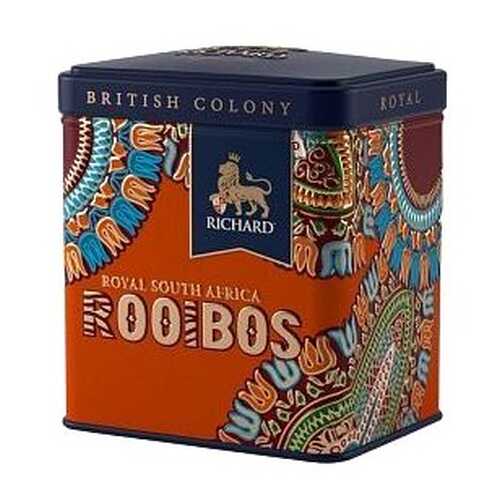 Чай зеленый листовой Richard British Colony Royal Rooibos ж/б 50 г в Слата