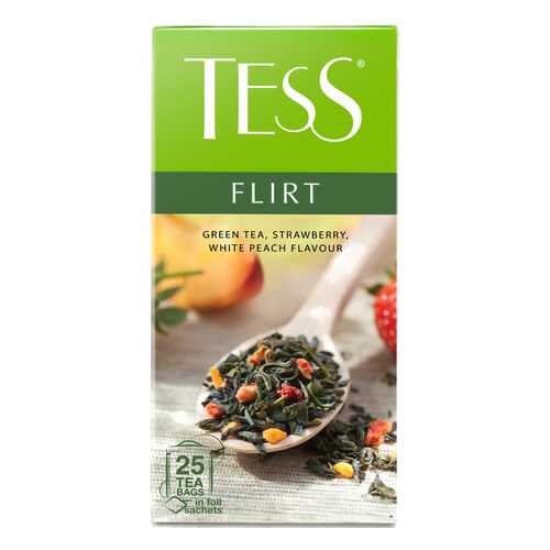 Чай зеленый Tess Flirt 25 пакетиков в Слата