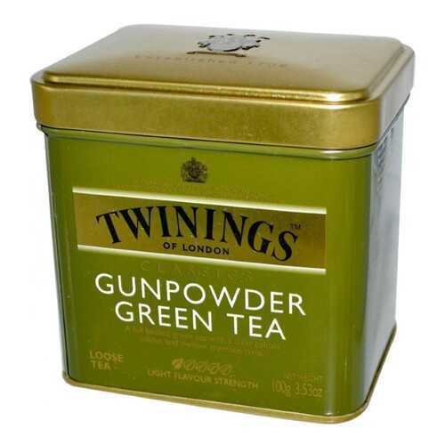 Чай зеленый Twinings ганпаудер байховый крупнолистовой 100 г в Слата