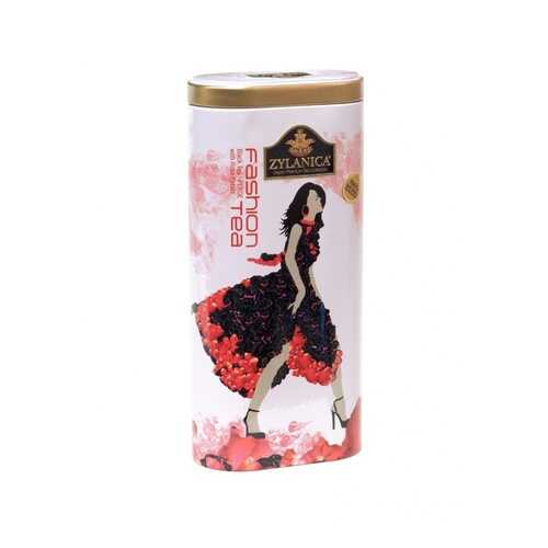 Чай Zylanica Fashion Tea черный листовой с лепестками роз Pekoe 100 г в Слата