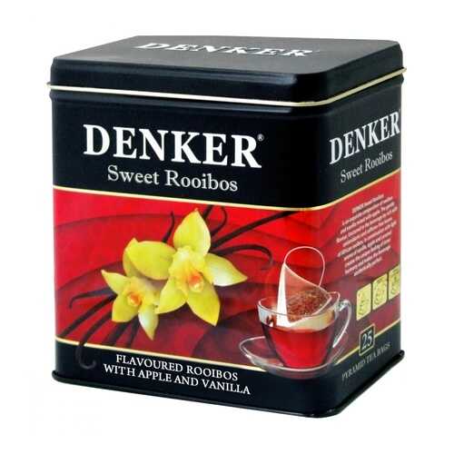 Чайный напиток Denker Sweet Roibos ройбуш с добавками 25 пирамидок в Слата