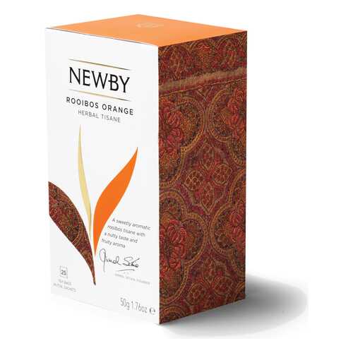 Чайный напиток NEWBY Ройбос Апельсин 25*2 50г в Слата