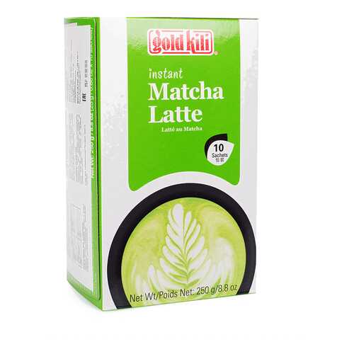 Напиток чайный Матча латте Gold Kili, 10 х 25 г Сингапур в Слата