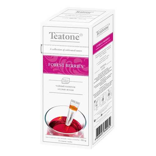 Напиток чайный Teatone forest berries лесные ягоды в стиках 15 пакетиков в Слата