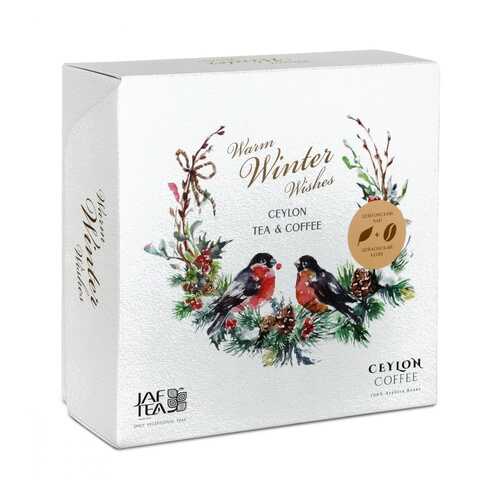Подарочный набор Jaf Tea Warm Winter Wishes чай черный листовой и кофе зерновой в Слата