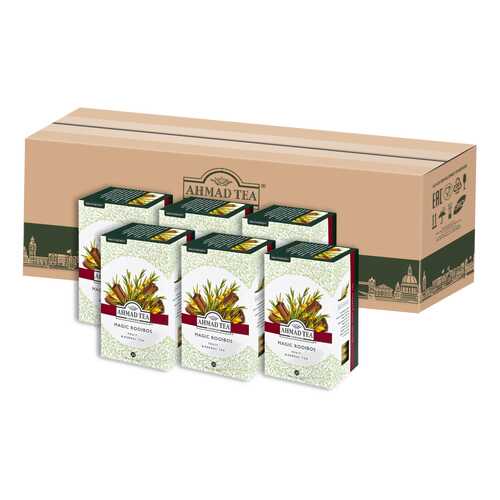 Травяной чай Ahmad Tea с корицей Мэджик ройбуш в пакетиках 20х1,5г - 6 штук в Слата