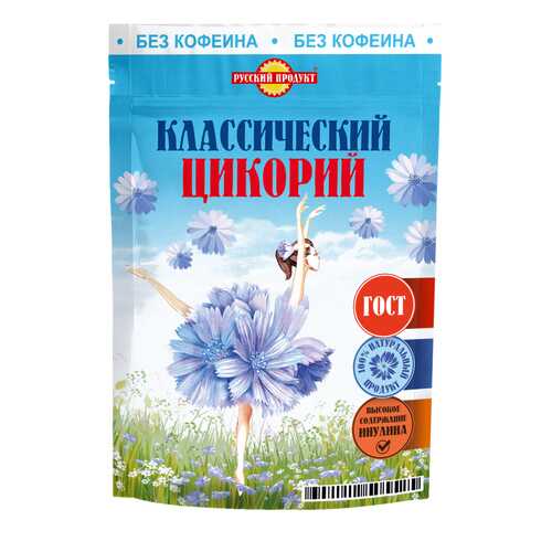 Цикорий натуральный растворимый порошкообразный Русский Продукт 85 г в Слата
