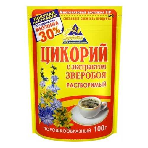 Цикорий Здоровье зверобой 100 г в Слата