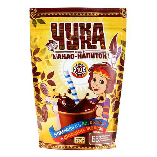 Какао-напиток Экологика чука гранулированный 150 г в Слата