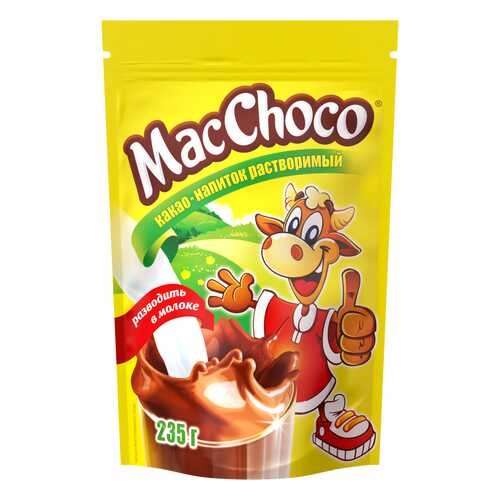 Какао-напиток растворимый т.з. MacChoco, д/пак 235г*24 в Слата