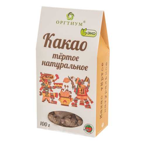 Какао-тертое Оргтиум 100 г в Слата