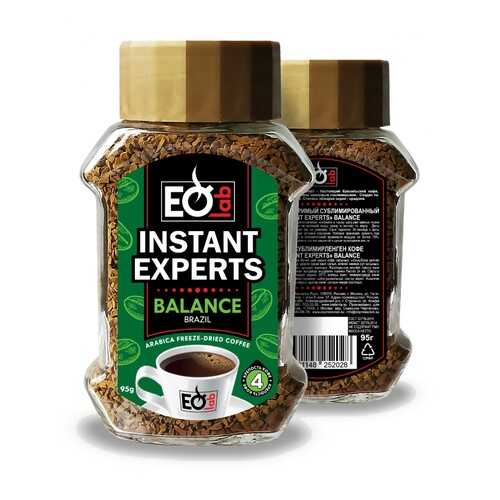 Кофе Espressolab Instant Experts Balance Brazil растворимый 95 г в Слата
