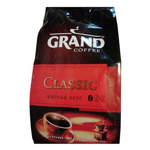 Кофе Grand Classic растворимый 200 г в Слата