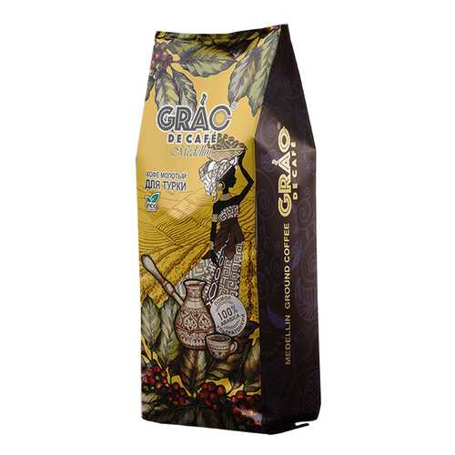 Кофе Grao De Cafe Medellin среднеобжаренный молотый 100 г в Слата