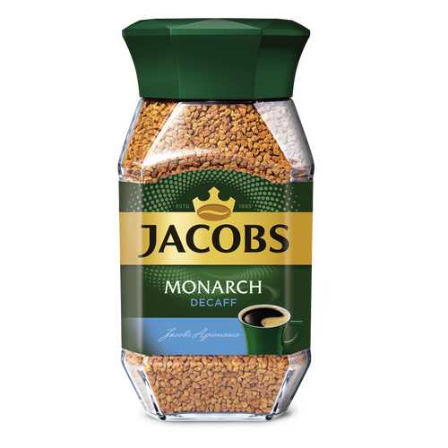 Кофе Jacobs monarch decaff натуральный растворимый сублимированный 95 г в Слата