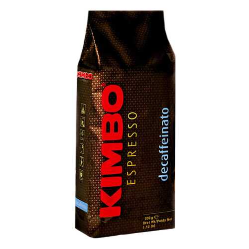 Кофе Kimbo эспрессо натуральный жареный в зернах без кофеина 500 г в Слата