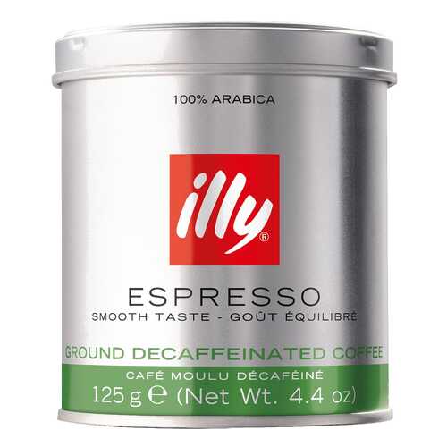 Кофе молотый ILLY caffe декофеиновый 125 г в Слата