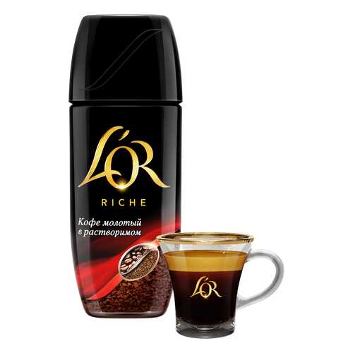 Кофе молотый L'OR riche в растворимом 95 г в Слата