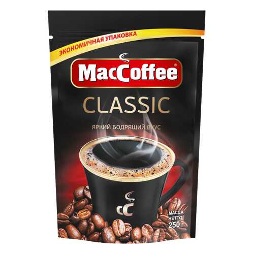 Кофе натуральный растворимый гранулированный ClASSIC т.з. MacCoffee, д/пак 250г*12 в Слата