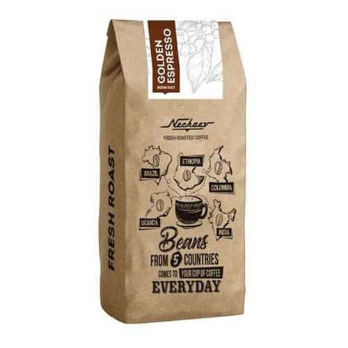 Кофе Nechaev Golden Espresso в зернах свежей обжарки 500 г в Слата