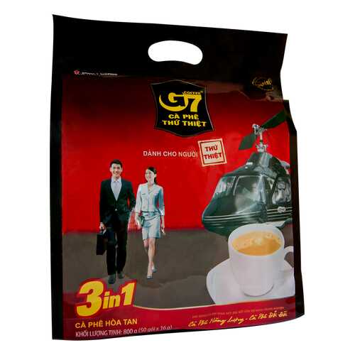 Кофе растворимый G7 3in1 50 пак*16 г в Слата