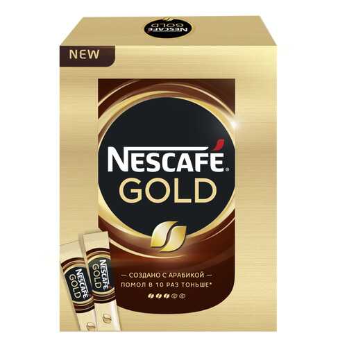 Кофе растворимый Nescafe gold натуральный сублимированный 2 г 30 пакетиков в Слата