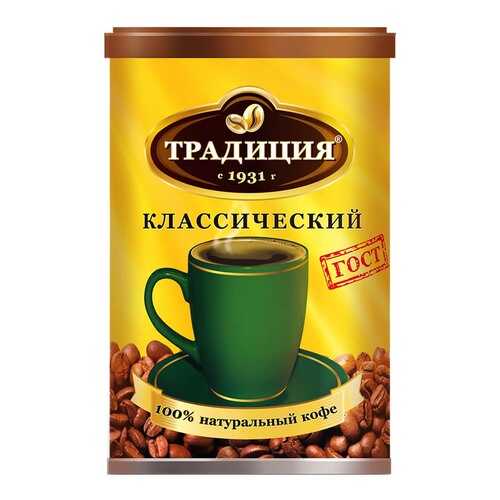 Кофе растворимый Традиция Русский Продукт гранулированный классический 95 г в Слата