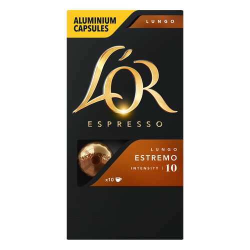 Кофе в алюминиевых капсулах L'OR Espresso Lungo Estremo 10 шт в Слата