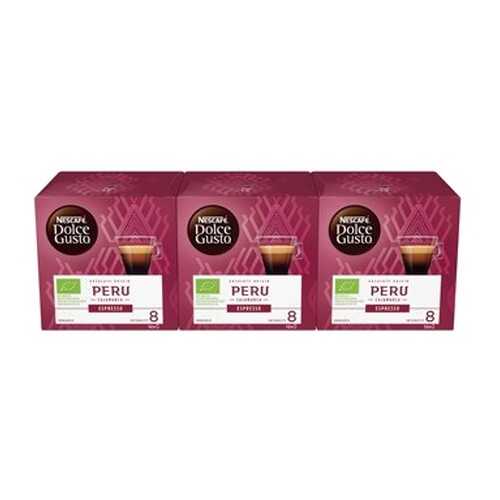 Кофе в капсулах Nescafe Dolce Gusto Эспрессо Перу 3 штуки по 12 капсул в Слата