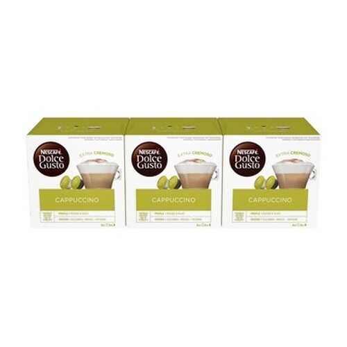 Кофе в капсулах Nescafe Dolce Gusto Капучино 3 штуки по 16 капсул в Слата
