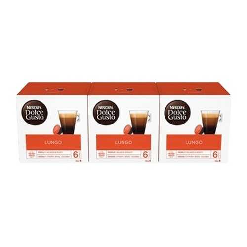 Кофе в капсулах Nescafe Dolce Gusto Лунго 3 штуки по 16 капсул в Слата