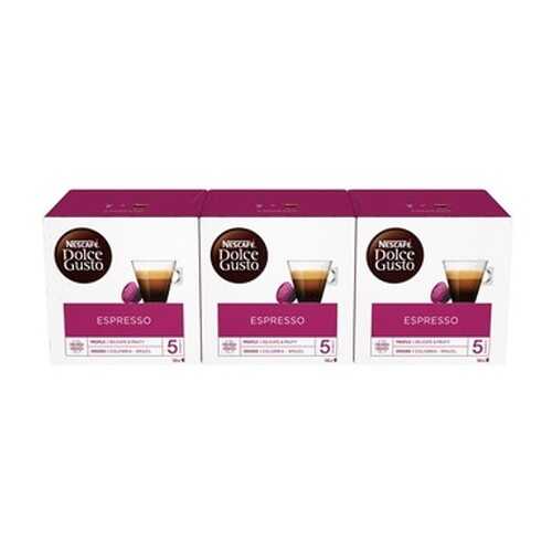 Кофе в капсулах Nescafe Dolce GustoЭспрессо 3 штуки по 16 капсул в Слата