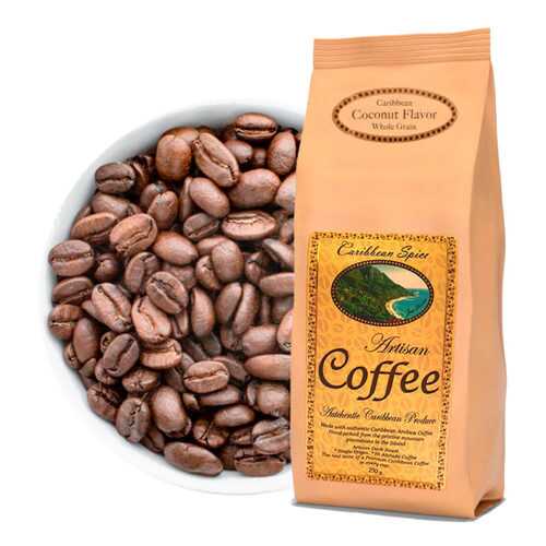 Кофе в зернах Caribbean Spice Artisan Kosher Coffee Coconut Grain кокос 250 г в Слата