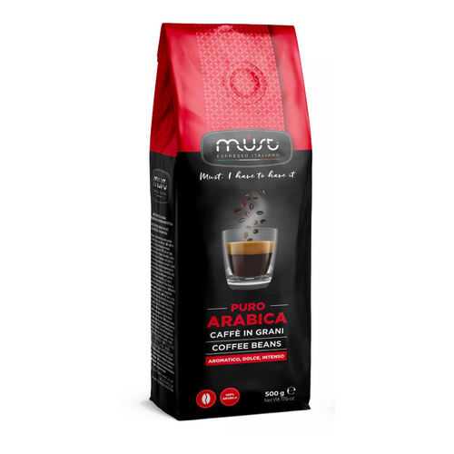 Кофе в зернах Must pure arabica 500 г в Слата