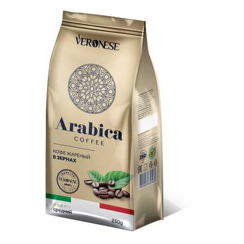 Кофе в зернах Veronese Arabica 250 г в Слата